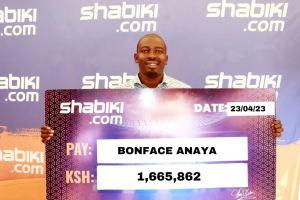 Bonface Anaya walked away a millionaire after betting on Shabiki